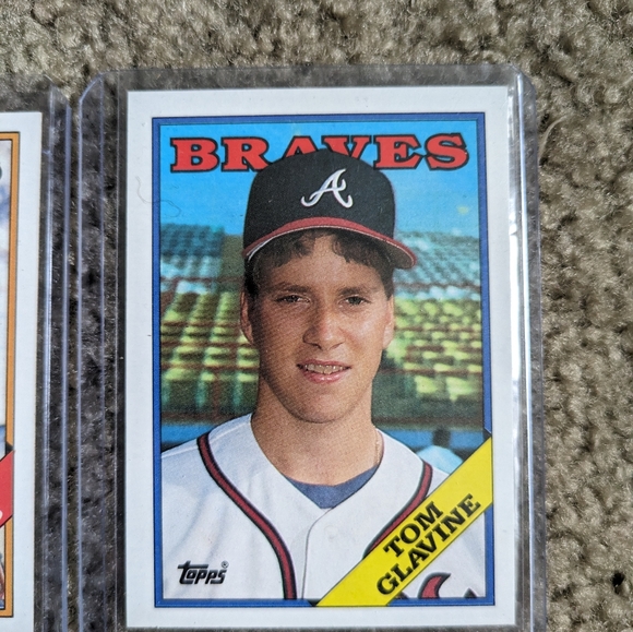 Vtg. Baseball Cards Nolan Ryan Barry Bonds & Glavine Rookie - Picture 4 of 5
